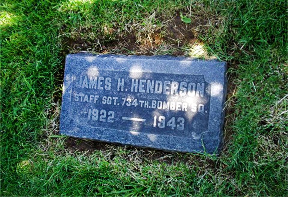Grave of James Henderson, one of The Fourteen .