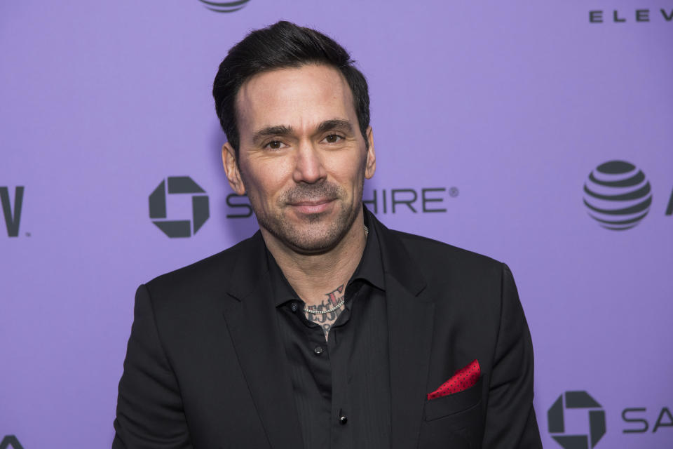 FILE - Jason David Frank attends the premiere of "Omniboat: A Fast Boat Fantasia" during the 2020 Sundance Film Festival on Jan. 26, 2020, in Park City, Utah. Frank, who played the Green Power Ranger Tommy Oliver on the 1990s children's series “Mighty Morphin Power Rangers," has died, according to a statement Sunday, Nov. 20, 2022, from his manager, Justine Hunt. He was 49. (Photo by Charles Sykes/Invision/AP, File)