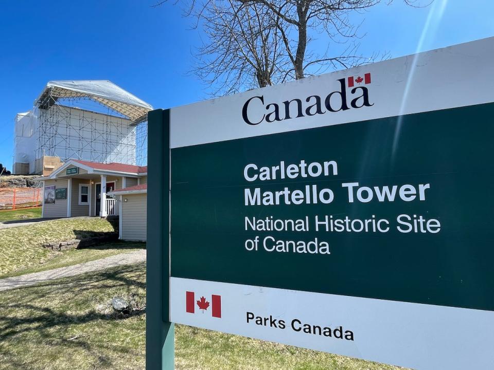 The historic Martello Tower on the west side of Saint John has not allowed visitors for eight years and remains closed and under renovation. Nevertheless it is still being recommended as a place to visit by New Brunswick tourism partners in Europe.