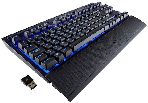 gaming keyboard corsair k63 wireless mechanical