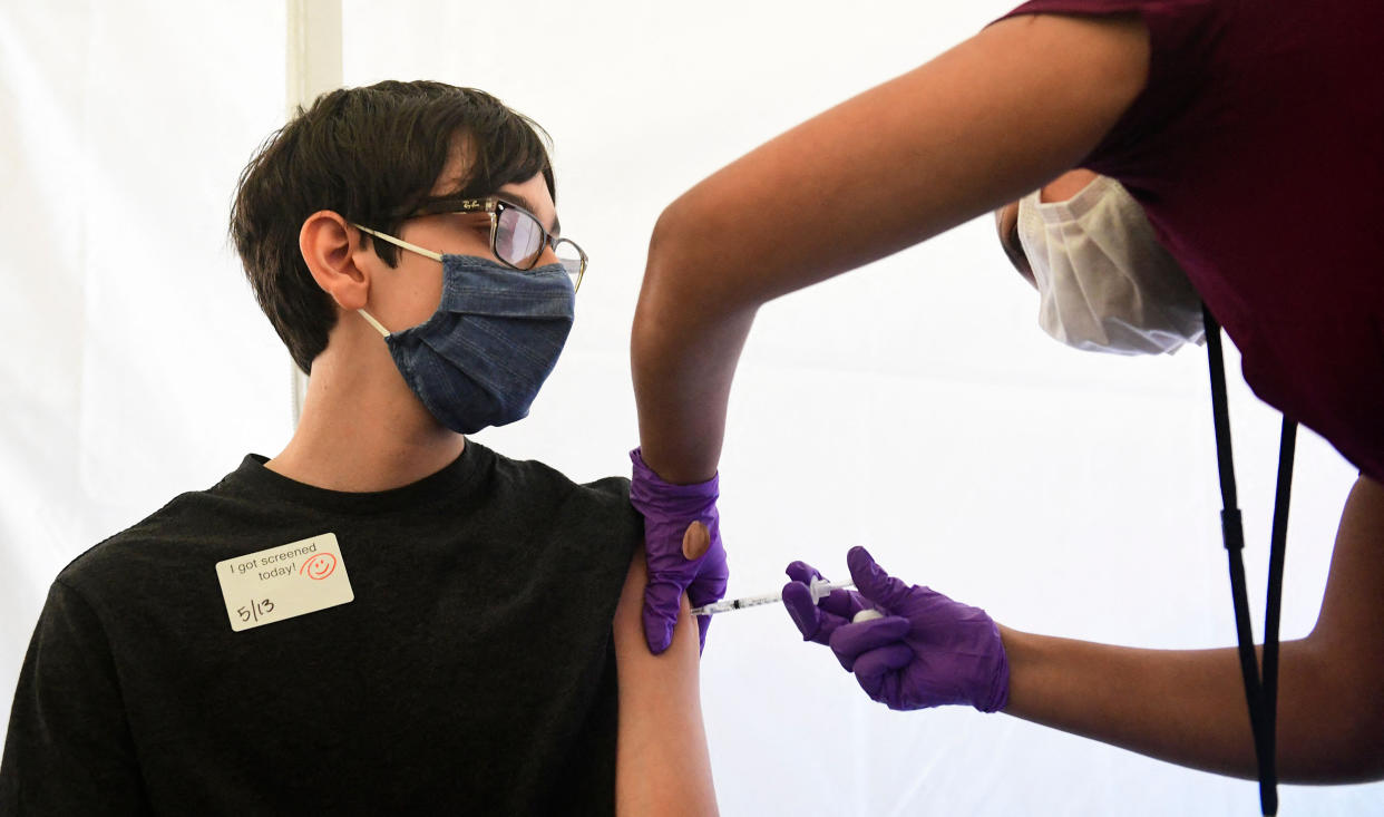 covid-19 vaccine (Frederic J. Brown / AFP via Getty Images)