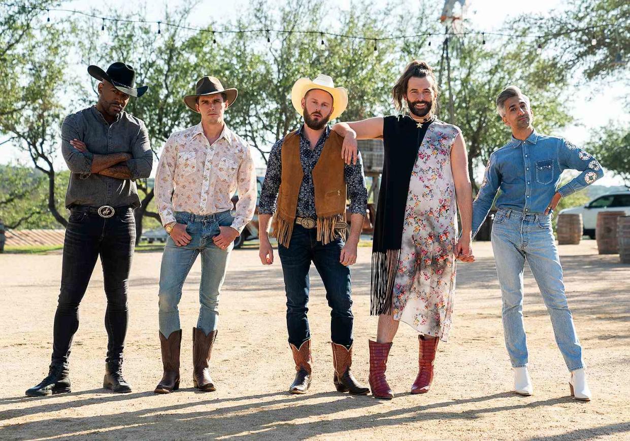 Queer Eye. (L to R) Karamo Brown, Antoni Porowski, Bobby Berk, Jonathan Van Ness, Tan France