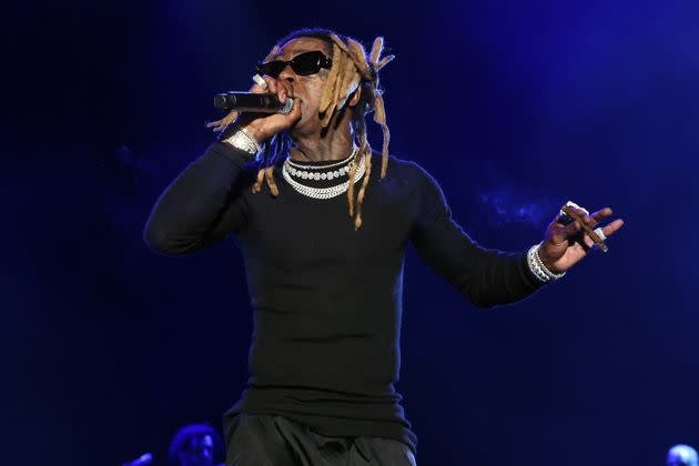 Lil Wayne performs with The Roots during the 2024 Roots Picnic at The Mann on June 2 in Philadelphia, Pennsylvania.