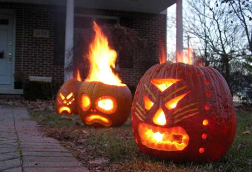 Tiki Pumpkins