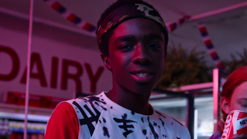 Lucas Sinclair in Season 3 of Stranger Things