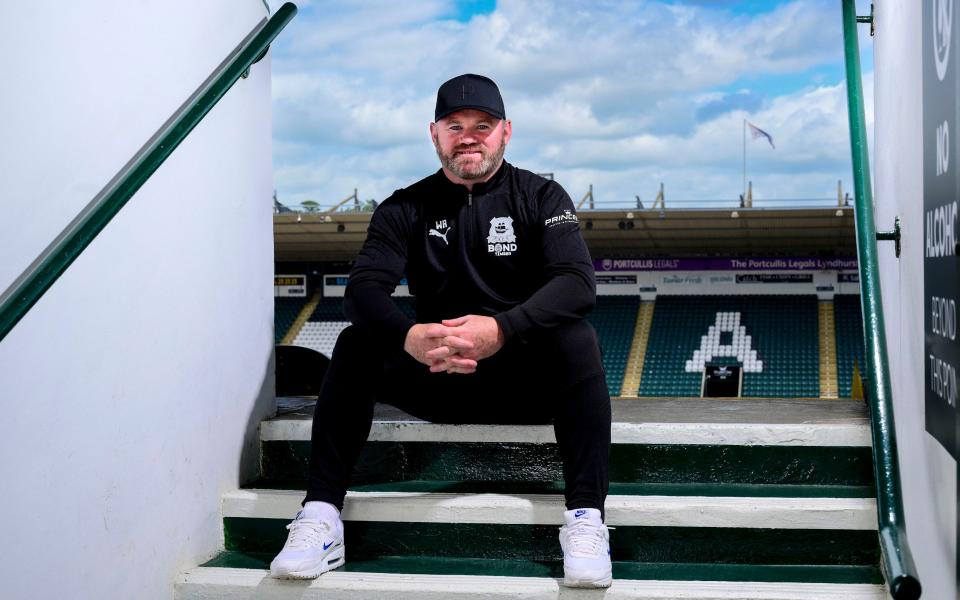 Wayne Rooney is unveiled as Plymouth Argyle manager at Home Park