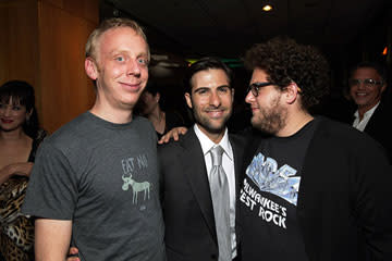 Mike White , Jason Schwartzman and  Jonah Hill at the Los Angeles premiere of Fox Searchlight's The Darjeeling Limited