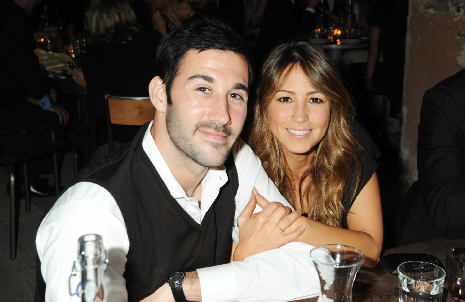 Rachel Stevens and Alex Bourne reconnected after previously dating as teenagers. (Getty)