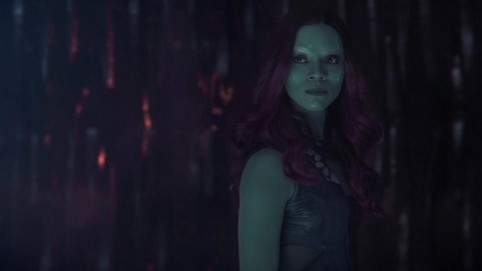 Zoe Saldana's Gamora in Avengers: Endgame