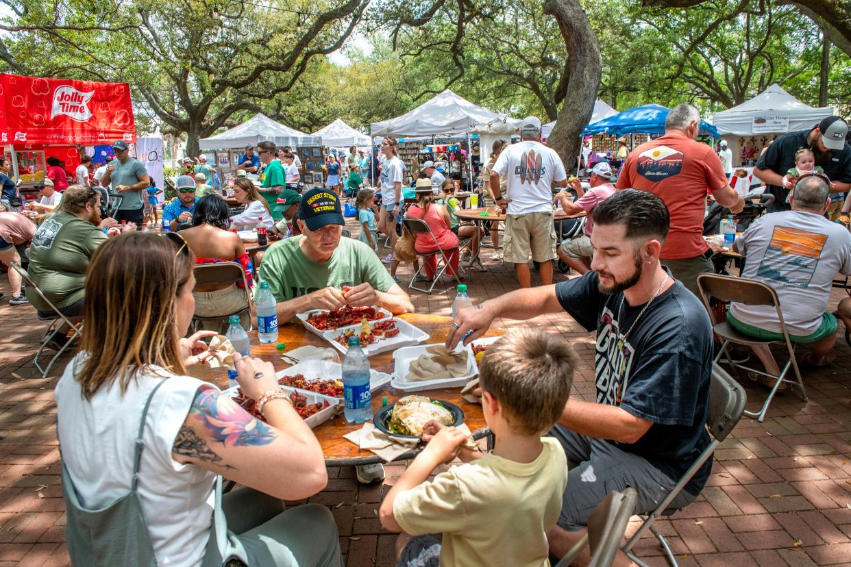 jam packed weekend of music at Downtown Alive, or the endless array of crawfish at the annual Beaux Bridge Crawfish Festival.