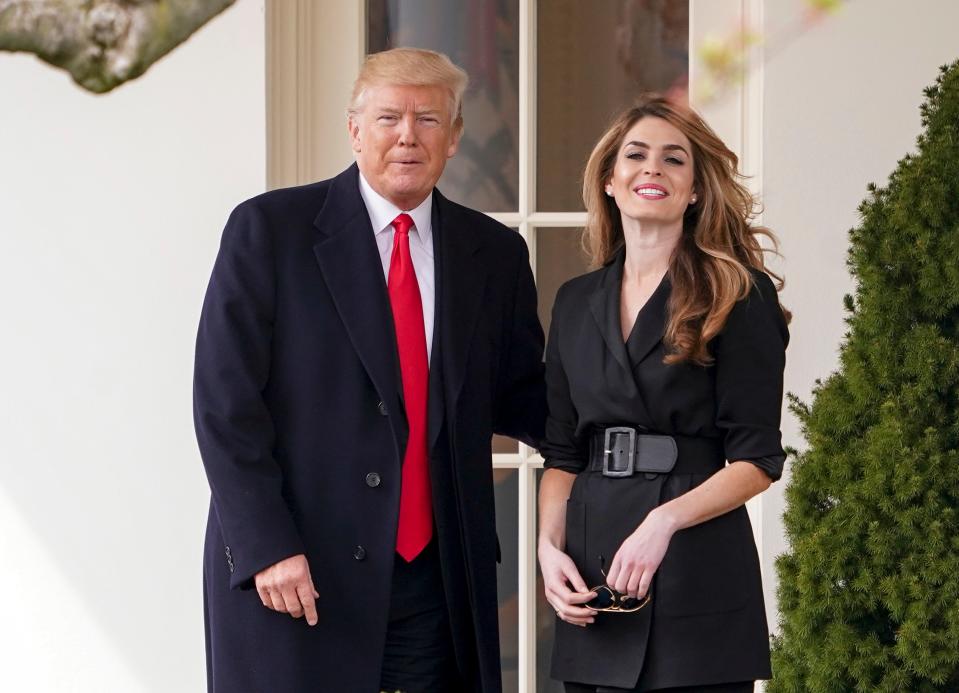 Hope Hicks served as White House Communications Director under Trump administration (AP)