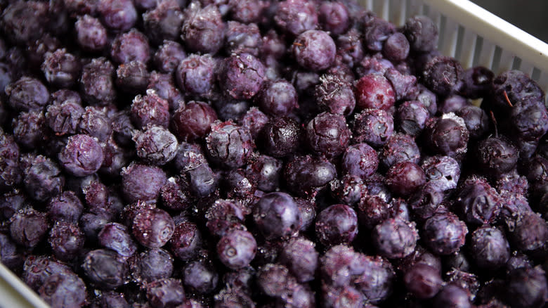 frozen blueberries