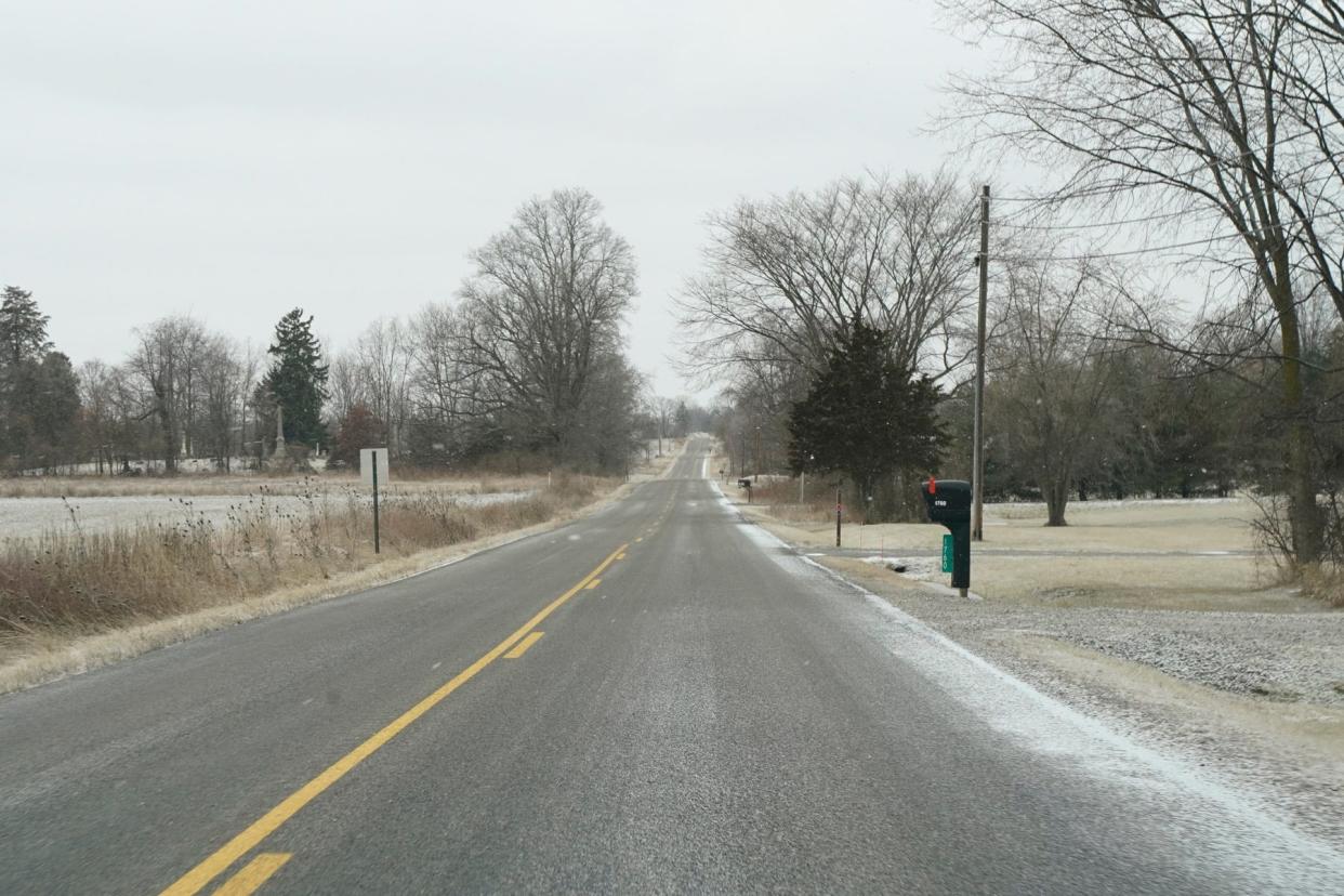 Shepherd Road is seen Friday, looking west from M-52. The Lenawee County Road Commission has received a $2 million grant to help fund a $7.8 million project to rebuild Shepherd Road between M-52 and U.S. 223.