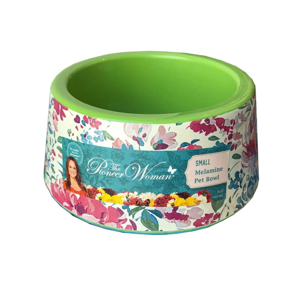 <p><a href="https://go.redirectingat.com?id=74968X1596630&url=https%3A%2F%2Fwww.walmart.com%2Fip%2FThe-Pioneer-Woman-Melamine-Bowl-Small-14-oz-Heritage-Floral-and-Gorgeous-Garden%2F751624181&sref=https%3A%2F%2Fwww.thepioneerwoman.com%2Fhome-lifestyle%2Fpets%2Fa61189556%2Fhow-to-cool-down-dog-tips%2F" rel="nofollow noopener" target="_blank" data-ylk="slk:Shop Now;elm:context_link;itc:0;sec:content-canvas" class="link ">Shop Now</a></p><p>The Pioneer Woman Melamine Dog Bowl</p><p>walmart.com</p><p>$7.54</p>