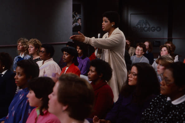 Chicago, IL – 1984: Oprah Winfrey hosting ‘AM Chicago’. (Photo by Disney General Entertainment Content via Getty Images)