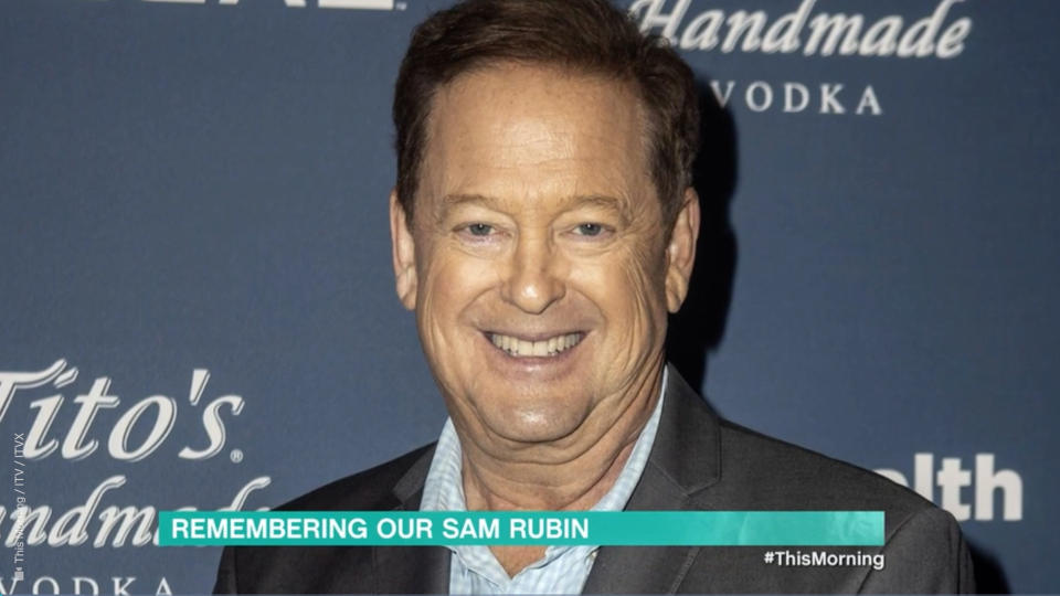 This Morning paid tribute to Hollywood reporter Sam Rubin. (ITV)