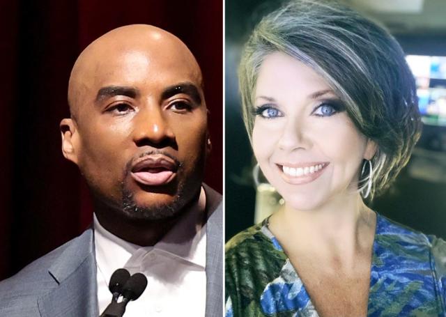 Charlamagne tha God, left, questioned the decision of news station WLBT to take newscaster Barbie Bassett off the air after she quoted Snoop Dogg earlier this month.