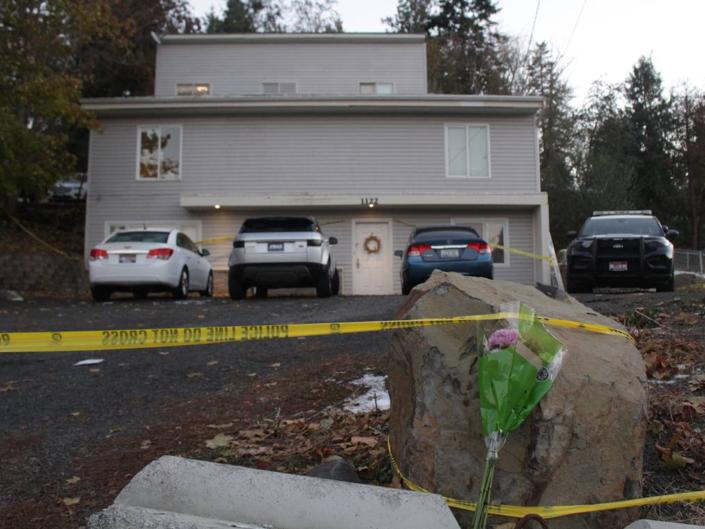 The off-campus home in Moscow, Idaho, where four university students were found stabbed to death.
