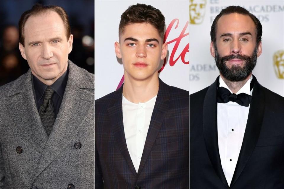 Ralph Fiennes, Hero Fiennes-Tiffin, Joseph Fiennes | Jeff Spicer/Getty; JB Lacroix/WireImage; BEN STANSALL/AFP/Getty