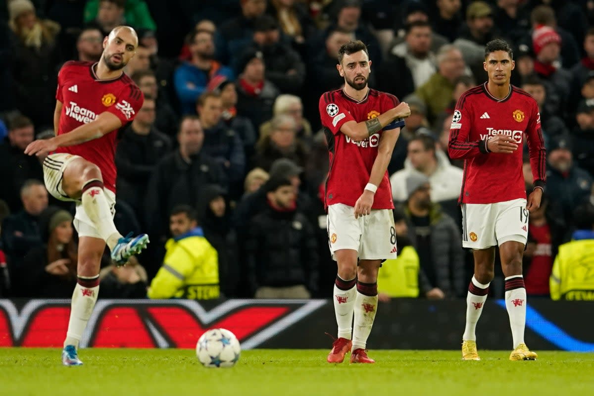 Manchester United have crashed out of Europe and the Carabao Cup   (AP)