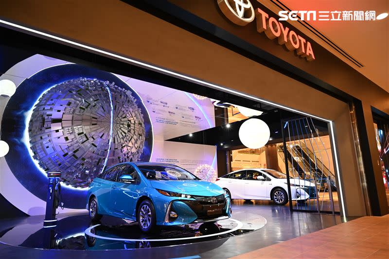 TOYOTA品牌形象館。（圖／鍾釗榛攝影）