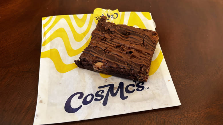 CosMc's Caramel Fudge Brownie