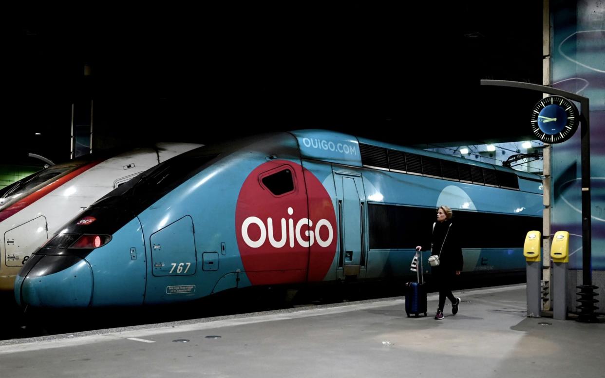 One of France's high-speed trains that take tourists all around the country - AFP