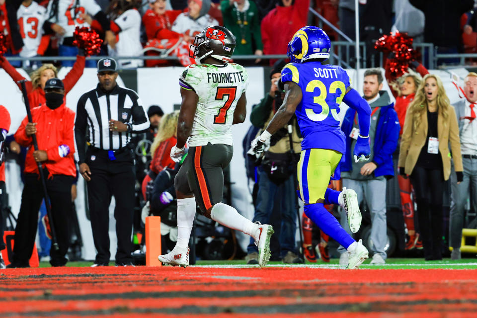 Leonard Fournette's fourth-down touchdown run wasn't good for some bettors. (Photo by Mike Ehrmann/Getty Images)