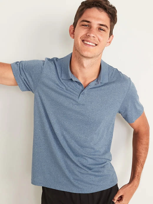 Go-Dry Cool Odor-Control Core Polo. Image via Old Navy.