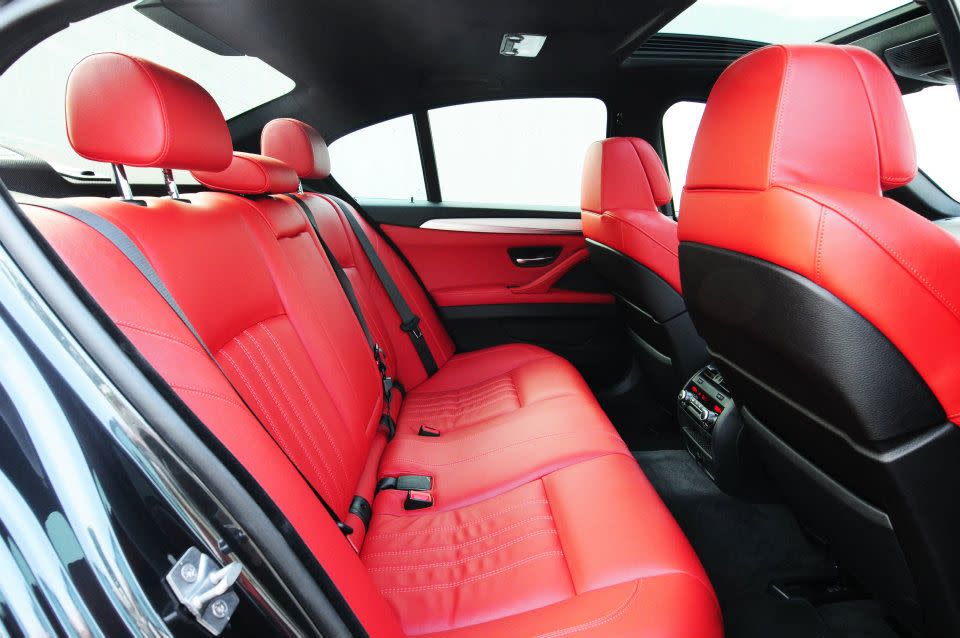 BMW M5 rear seats (Photo courtesy of Adrian Wong)