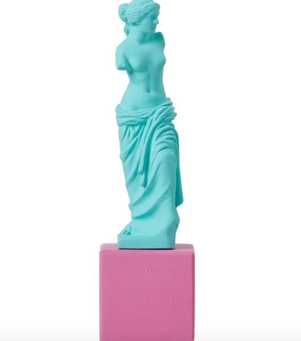 A statue of the goddess of love is meant for those you <i>really</i> love. The statue has been crafted to look classic, but with bubblegum blue and pink shades to make it look much more modern. It's handmade in Greece and available at the <a href="https://mcachicago.org/" target="_blank" rel="noopener noreferrer">Museum of Contemporary Art Chicago</a>'s online store. <a href="https://fave.co/361N30B" target="_blank" rel="noopener noreferrer">Find it for $90 at the MCA Store</a>.