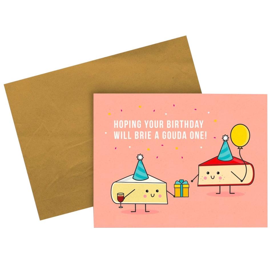 20) Cheese Birthday Card