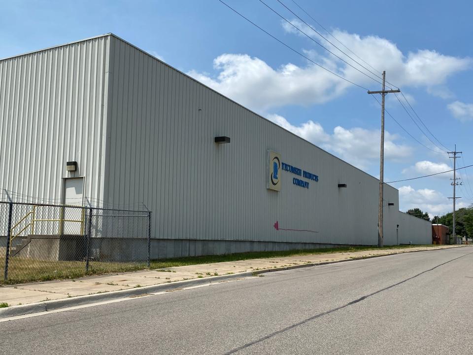 A building on the former Tecumseh Products Co. property on East Patterson Street is pictured June 13. The Lenawee County Board of Commissioners voted 5-4 Wednesday to not accept industrial proposals for the property.