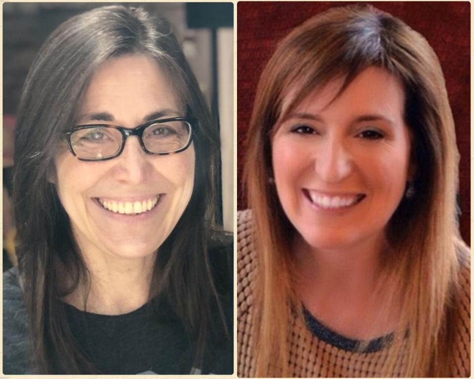 Rebecca Stead, left, and Wendy Mass, authors of "The Lost Library."