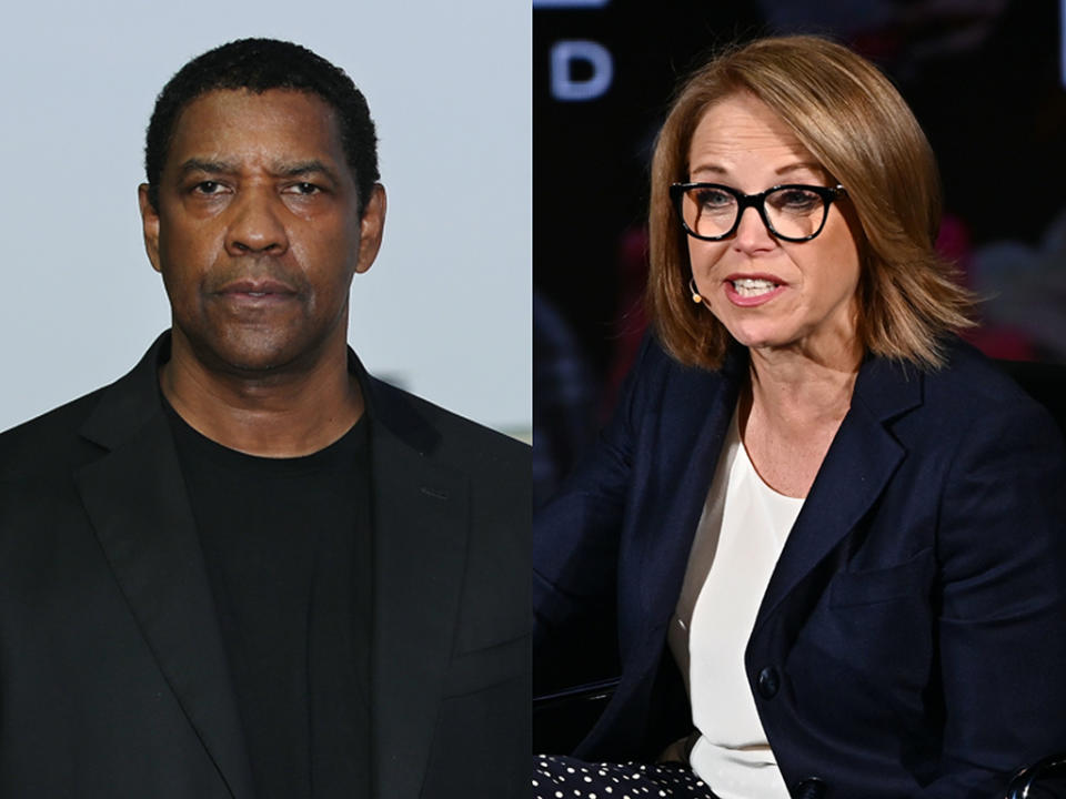 Katie Couric remembers tense exchange with Denzel Washington that was "uncalled for."