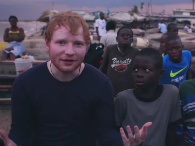 Ed Sheeran presents a Comic Relief film (BBC)