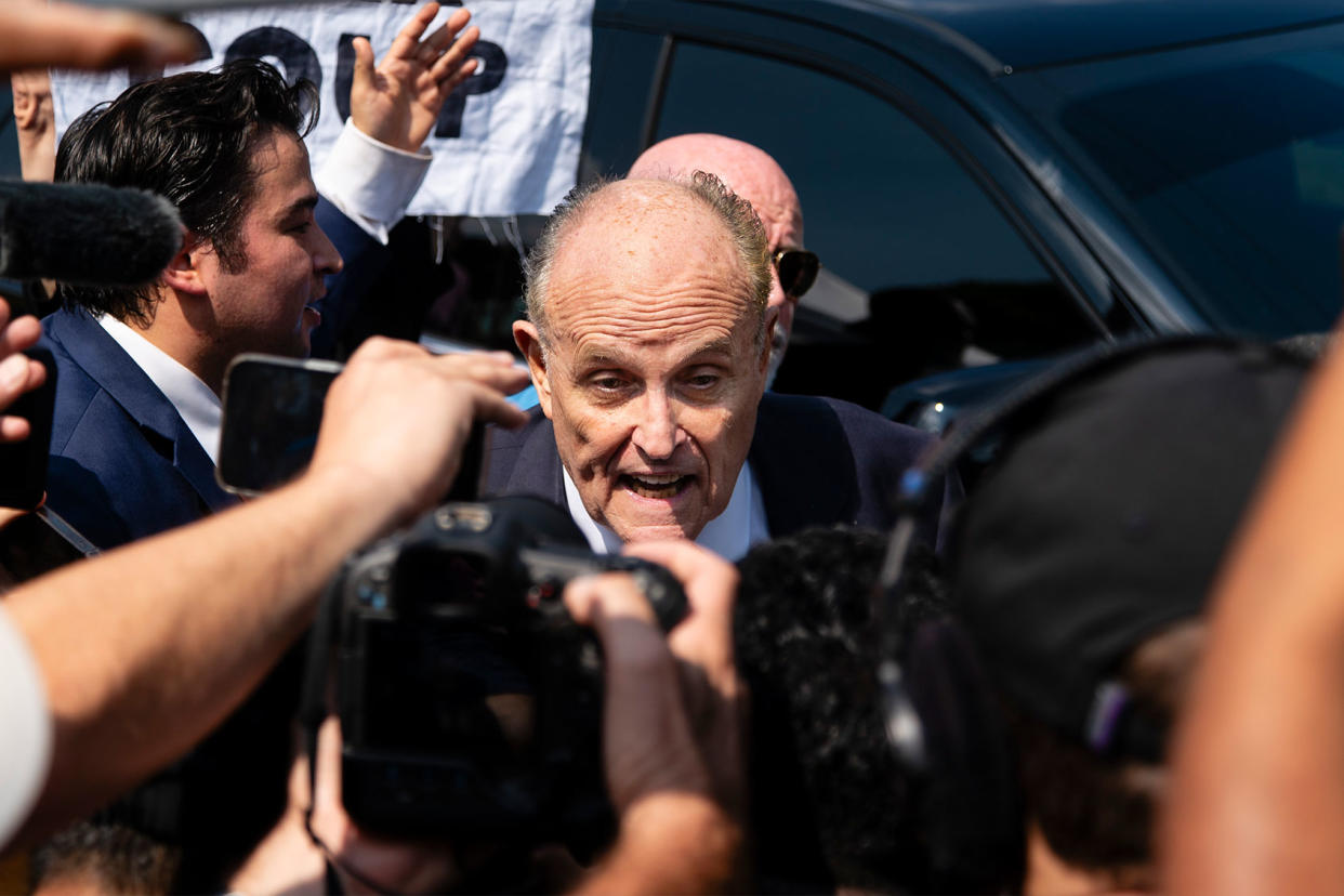 Rudy Giuliani Elijah Nouvelage for The Washington Post via Getty Images
