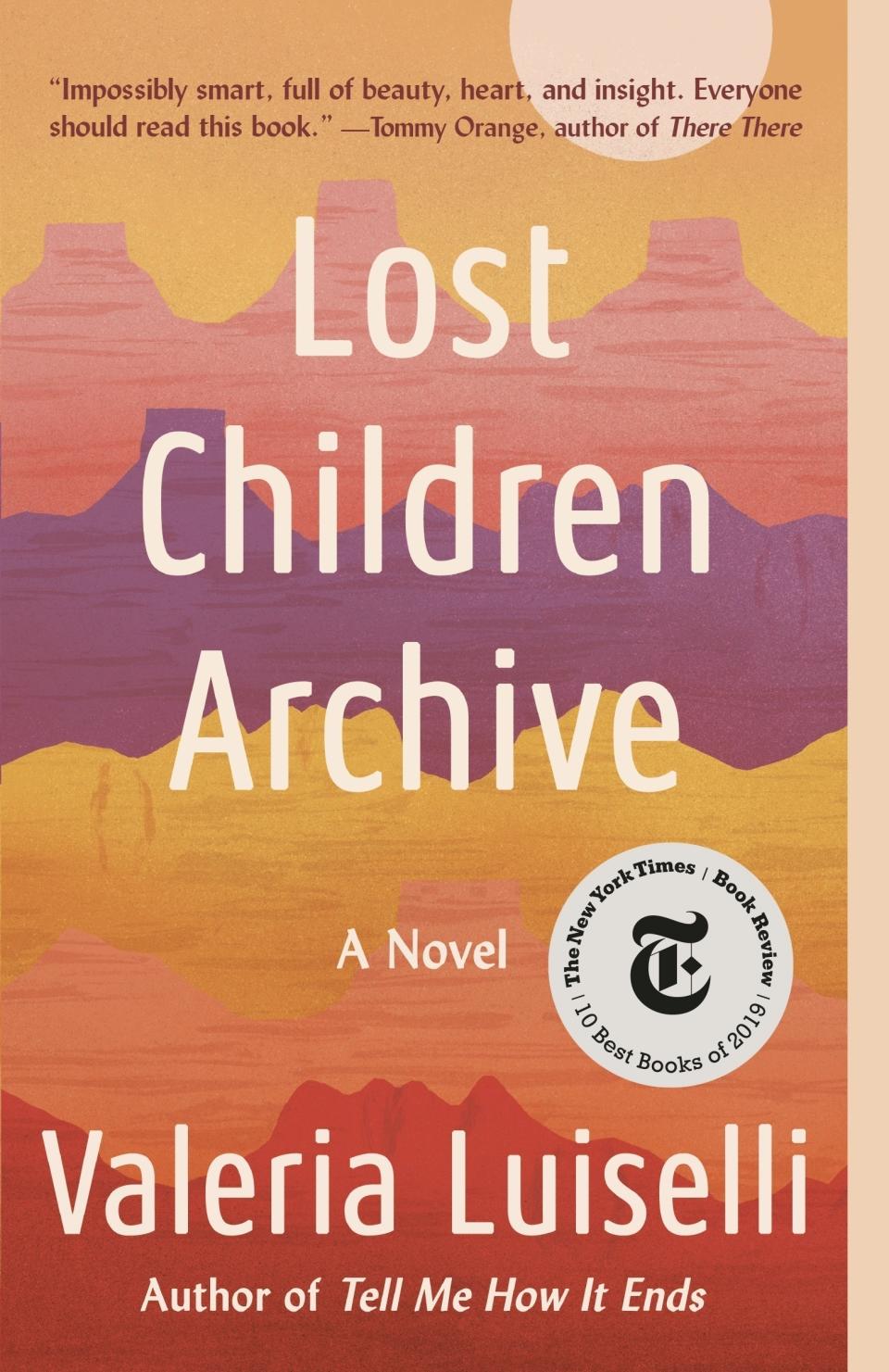 This cover image released by Vintage shows "Lost Children Archive," a novel by Valeria Luiselli. (Vintage via AP)