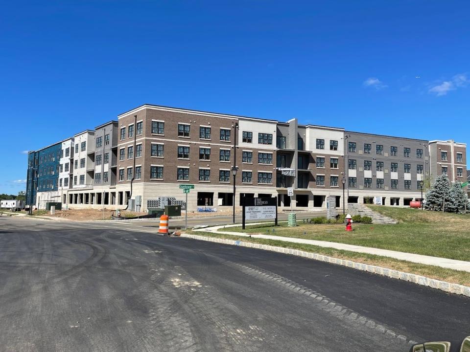 The American, a new development of 125 luxury rental apartments in Morris Plains (seen here under construction in August 2022) is expected to open in the winter of 2023.