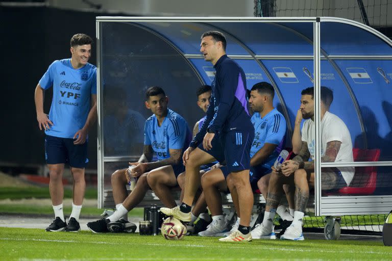 El último entrenamiento de la Selección