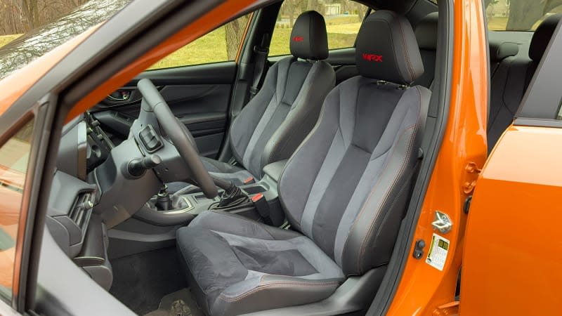 Subaru WRX front seats