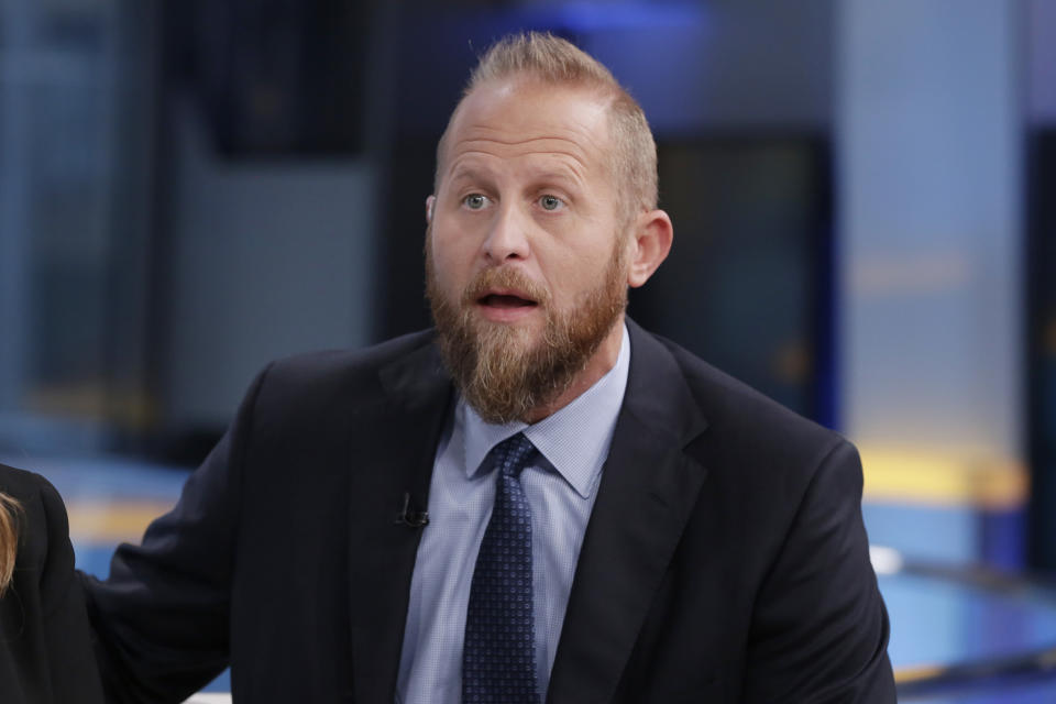 Brad Parscale, President Trump's campaign manager, appears on "Fox & Friends," May 24, 2018. (AP Photo/Richard Drew)