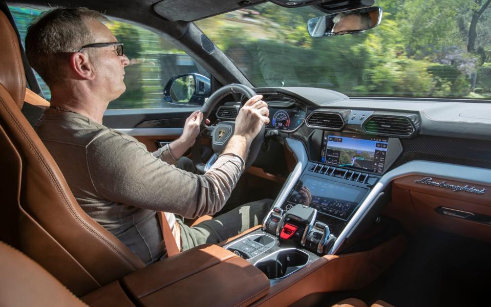 Lamborghini Urus launch - Paul Hudson driving - Charlie Magee