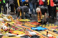 <p>Watford fans turned out in force to pay tribute to their former manager Graham Taylor</p>