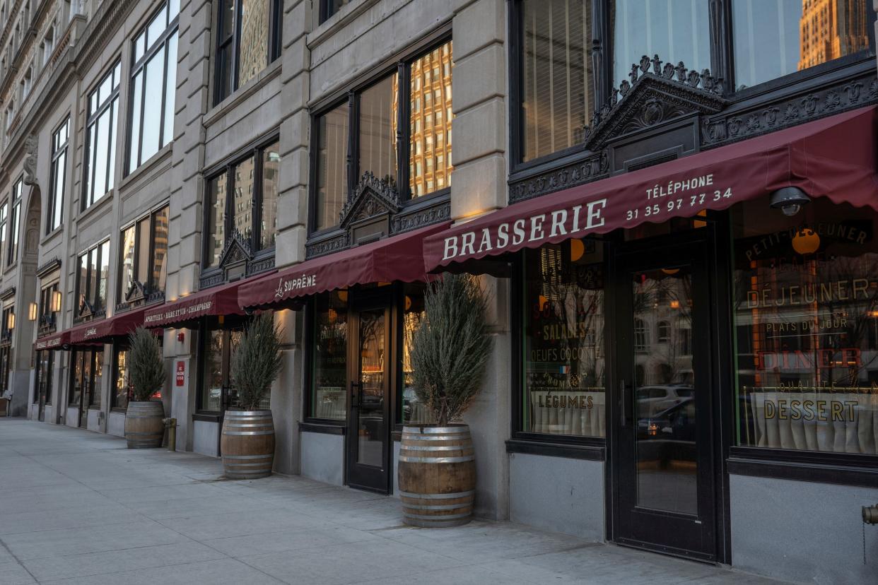 Le Suprême restaurant located at the Book Tower in downtown Detroit on Tuesday, Feb. 7, 2024.