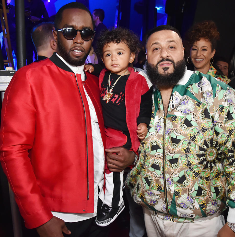 Sean Combs, Asahd Tuck Khaled, and co-host DJ Khaled