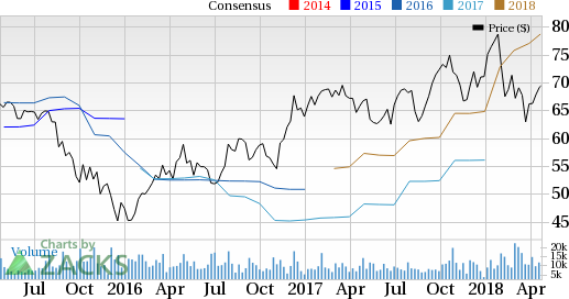 Class 8 truck industry orders for PACCAR (PCAR) more than doubled in first-quarter 2018.