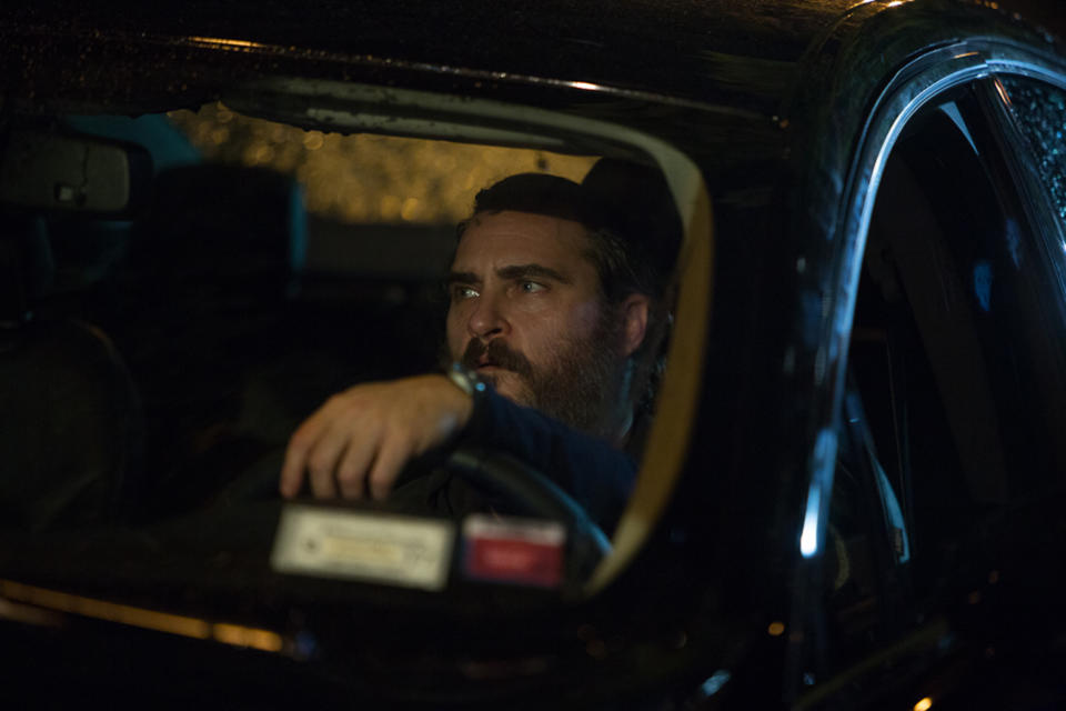 Phoenix agreed to work on <em>You Were Never Really Here </em>without ever having met director Lynne Ramsay. (Photo: Amazon Studios)