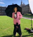 <p>Lisa, the former Today Show host and now The Project TV’s reporter, was Channel Ten’s official royal correspondent. She posed outside Westminister Abbey in London wearing a bright pink coat designed by Sandro Paris and dress by Husk Official.<br>Source: Instagram/lisa_wilkinson </p>