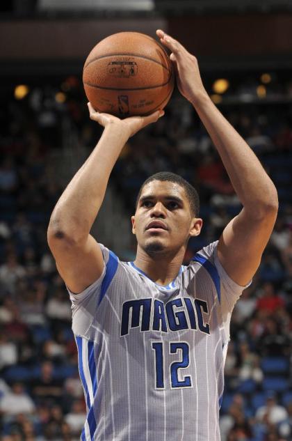 Tobias Harris improves his shot selection. (Getty Images)